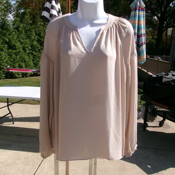 NWT PHILOSOPHY BEIGE BLOUSE XL - Picture 1 of 1